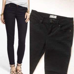 Free People Black High Waisted High Rise Skinny Denim Jeans Size 27